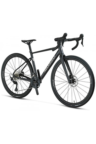 Mosso GVL703-GRX610 ERKEK YARIŞ BİSİKLETİ 500H HD 28 JANT 24 VİTES MAT SİYAH GRİ