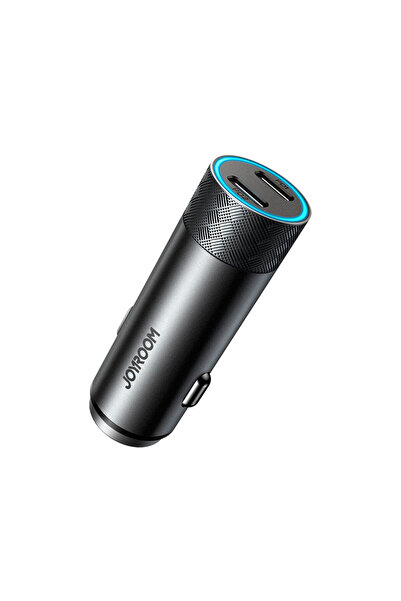 Joyroom Зарядно за кола 2 x USB 50W с PD, QC, PPS, сиво (JR-CL13)