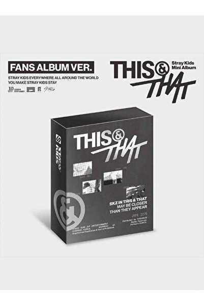 tays store Stray Kids - [THIS & THAT] Fans Ver. Album