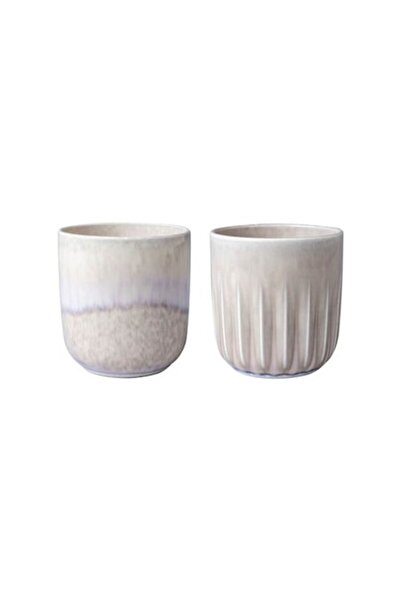 Villeroy & Boch Set de 2 căni Perlemor Sand, Villeroy&Boch, 350 ml, porțelan-...