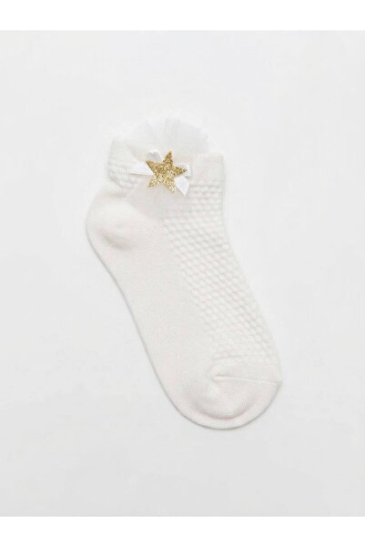SÜSLÜ KİDS Fancy Tulle/Glittered/Elegant/Stylish Socks for Girls