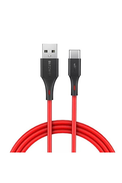 BlitzWolf Кабел USB-C BW-TC15 3A 1.8м (розов)