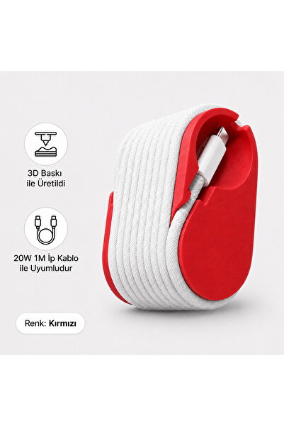 ZENVIA3D 20W 1M Örgülü Şarj Kablo Düzenleyici