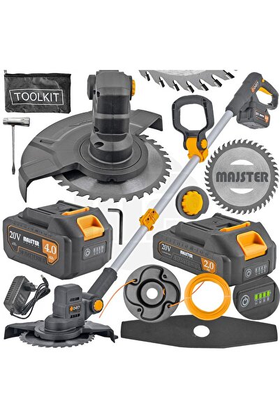 Majster Polska Trimmer de gazon fără fir, 2 x 21 V, 1200 W, MP 0417
