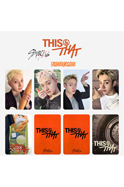 Kpop Dünyasi STRAY KIDS Bangchan '' This & That '' Photocards Set