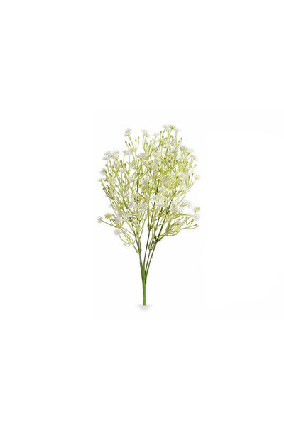 Adeco Buchet de flori artificiale albe și verzi 36 cm