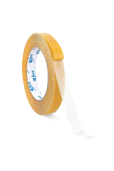 ENZ SHOP Bandă dublu adezivă textilă pentru tivuri și fixare, 1 cm x 10 m