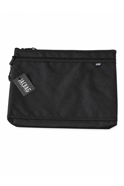 Jacbag Dual Zip Folder -İki Bölmeli Dosya A4 Siyah