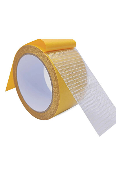 ENZ SHOP Bandă dublu adezivă textilă pentru tivuri și fixare, 5 cm x 10 m