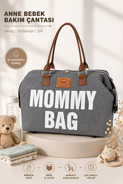 Disanuva Anne Bebek Bakım Çantası Mommy Bag Geniş Hacimli Çok Cepli Bebek Çan...
