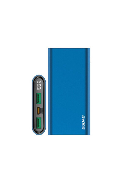 DUDAO Power Bank 10000 mAh Power Delivery 20 W Quick Charge 3.0 2x USB / USB ...