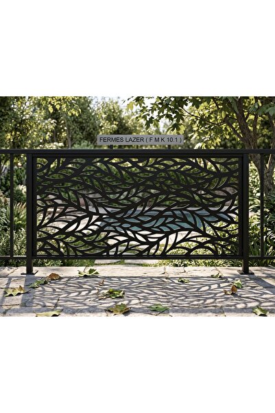 fermes Lazer Dekoratif Lazer Kesim Ham Sac Panel Korkuluk (1995x995 mm - 2mm ...