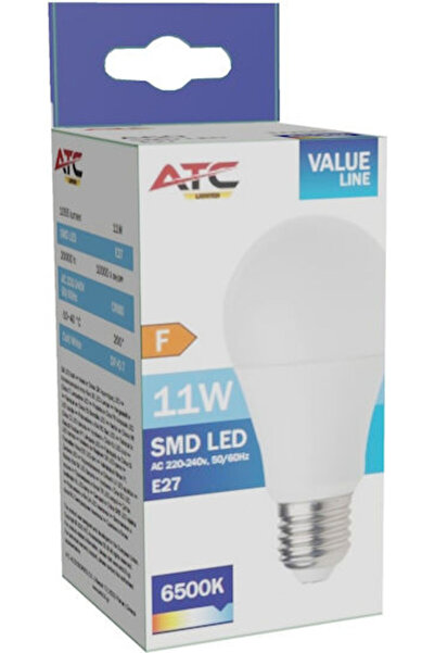 ATC Λάμπα LED 11W 110mm Για ντουί E27 και σχήμα A60 Ψυχρό Λευκό 1055lm Κωδικό...
