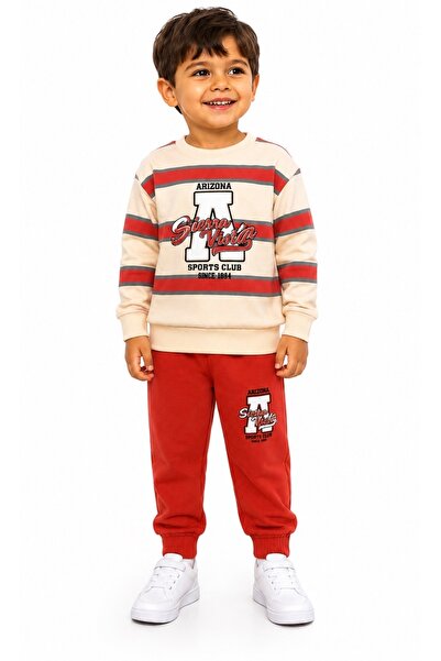 Melodikids Boy's Seasonal Top and Bottom Tracksuit Set 2-5 Years
