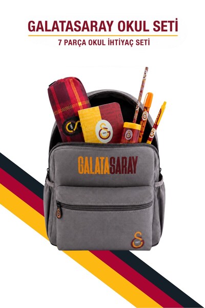 Galatasaray 7 Piece School Supplies Set