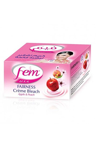 Fem Fairness Apple And Peach Cream Bleach 50g