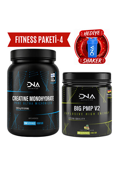 Dna Nutrition Fitness Paketi-2 (Creatine 1000gr + Big Pmp Pre-workout 240gr)