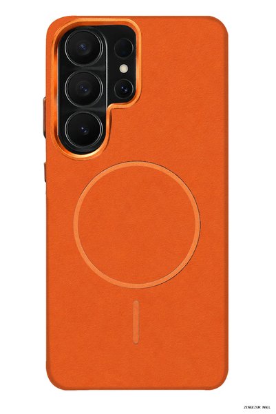 Joko Zngzrmll Galaxy S26 Ultra Luno Leather Magsafe Cover (183132) - Orange