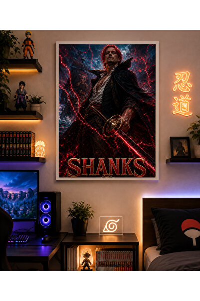 Miutic Print Studio Tablou Anime One Piece – Shanks, Împăratul Mărilor, Decor...