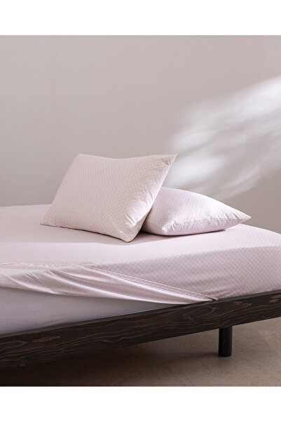 Madame Coco Blaise king size 100% cotton ranforce printed elastic sheet set -...