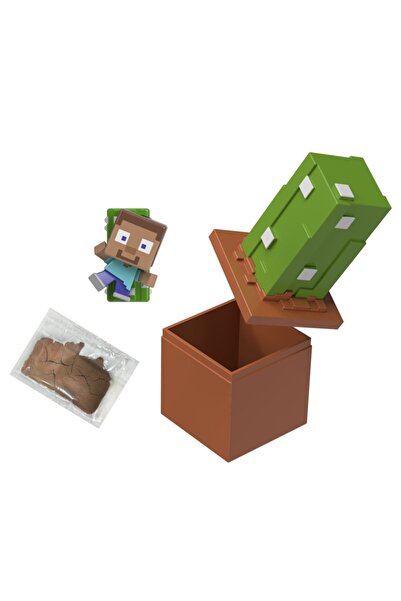 mattel MINECRAFT MINI MODE SET EXPLORARE MINIERA CACTUS