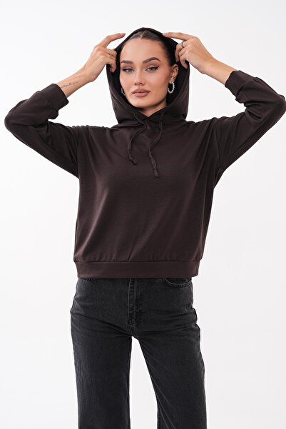 ŞİMAL Women's Hooded Modal Sweatshirt 265190