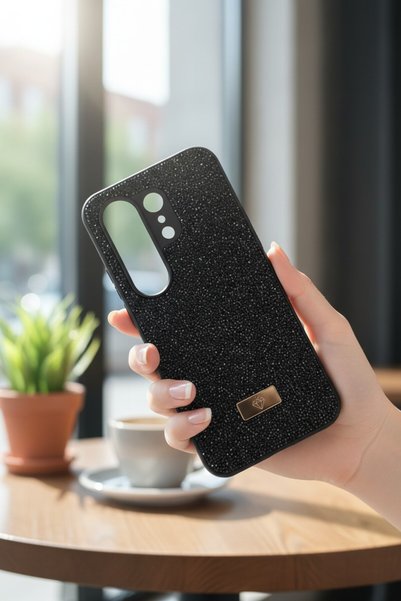 batuteknoloji Tecno Camon 50 Pro İç Yüzeyi Kadife Kırçıllı Taşlı Ayışığı BTU ...