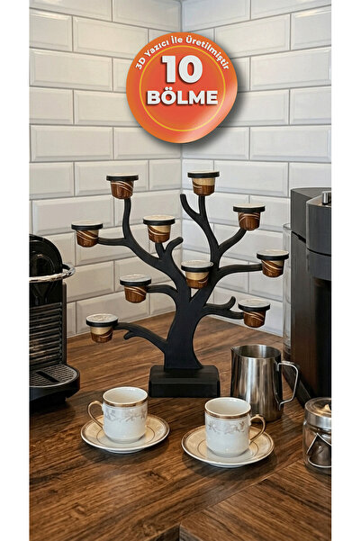 Kınık Kapsül Ağacı Nespresso Kapsül Kahve Standı Organizer