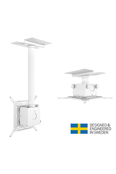 Multibrackets Suport videoproiector de tavan MB-0594, reglabil la inaltime, i...