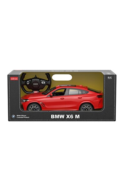 Rastar MASINA CU TELECOMANDA BMW X6 M ROSU SCARA 1 LA 14