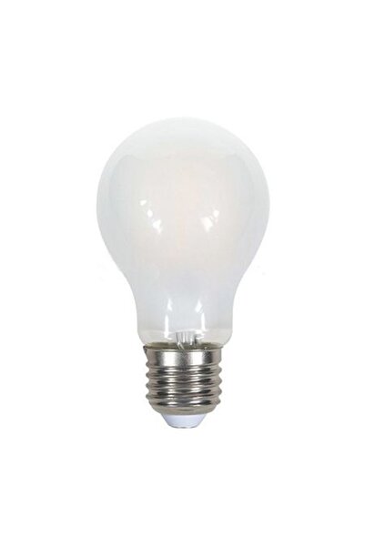 V-TAC LED BULB A60 E27 5W WITH FILAMENT 6400K COOL WHITE MATT GLASS