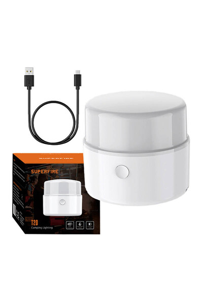 SUPERFIRE Lampă de camping T20, 180lm, USB