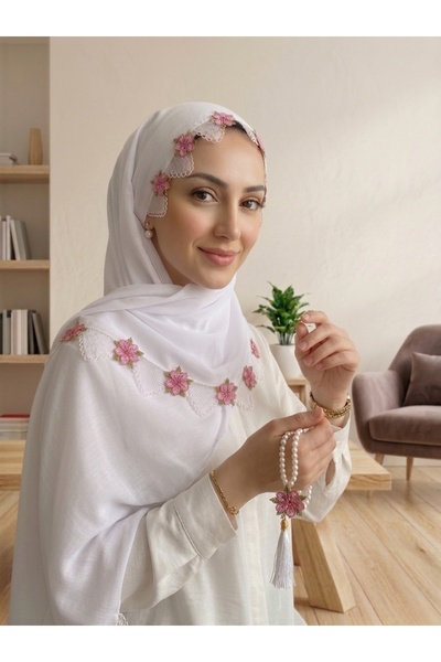 GNN Lüks Çeyizlik Gönen İğne Oyası Mevlüt Örtüsü - Özel Tasarım Tesbih Hediye...