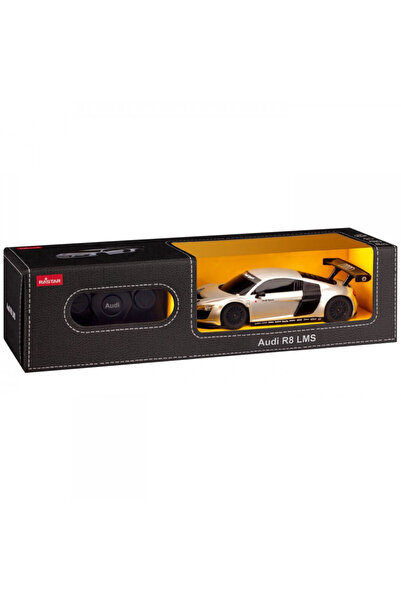Rastar MASINA CU TELECOMANDA AUDI R8 ARGINTIU CU SCARA 1 LA 24