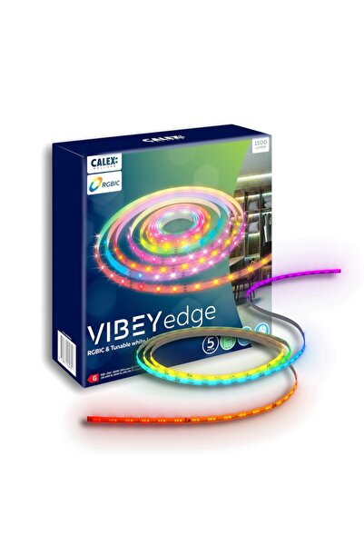 Calex Banda LED Smart Vibey RGBIC + CCT, 600 lumeni, 12W, sincronizare muzica...