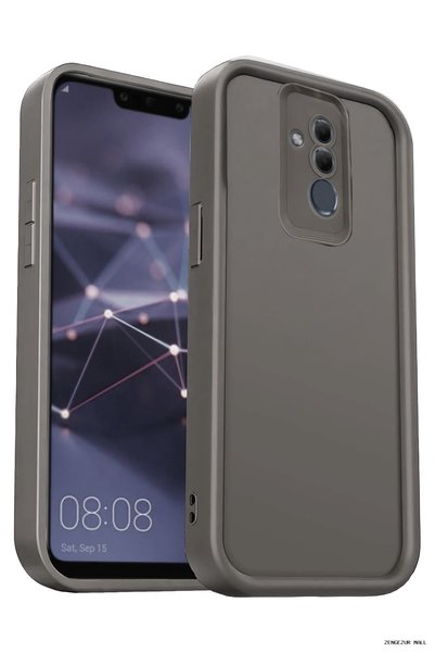 New Face حافظة ZNGZRMLL Mate 20 Lite من السيليكون فييرا (183828) - رمادي