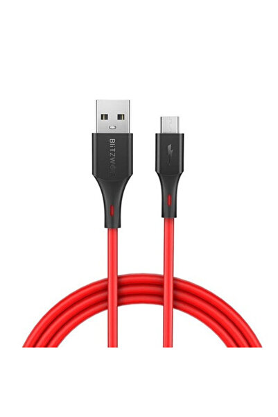 BlitzWolf Charging and data transfer cable BW-MC14, USB/Micro-USB, Quick Char...