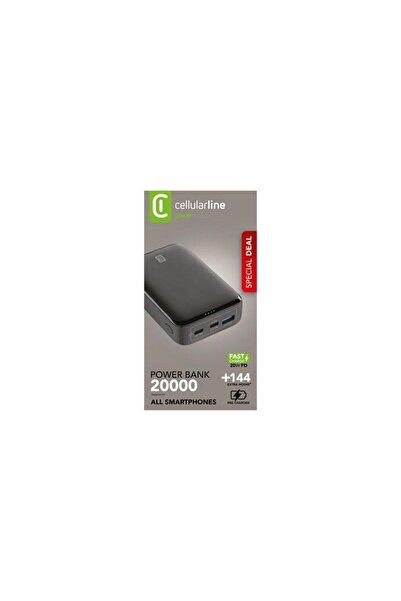 Cellular Line Cellularline 20.000 mAh Powerbank - Siyah