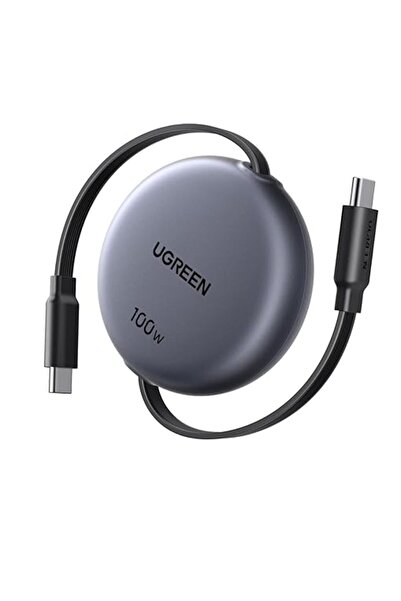 GENERAL يوجرين كابل USB C إلى USB C قابل للسحب (3 أقدام/1 متر)، سلك شحن سريع ...