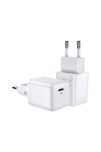 Joyroom Μίνι φορτιστής ρεύματος L-P251, USB-C, 25W, 3A, Λευκό