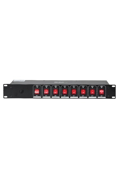 Ibiza Light 8-WAY 19" RACK EQUIPMENT CONTROLLER