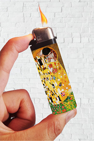 SARANG Çakmak - Gustav Klimt Kiss Kaplamalı