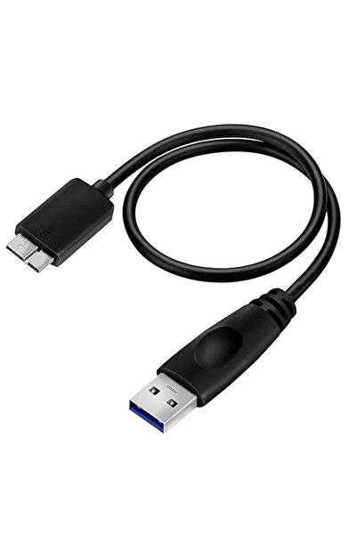 AXIYIBZI كابل USB 3.0 بطول 40 سم من النوع A إلى Micro B عالي السرعة يصل إلى 5...