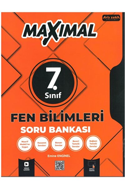 Artı Zeka Yayınları MAXİMAL 7. SINIF FEN BİLİMLERİ SORU BANKASI