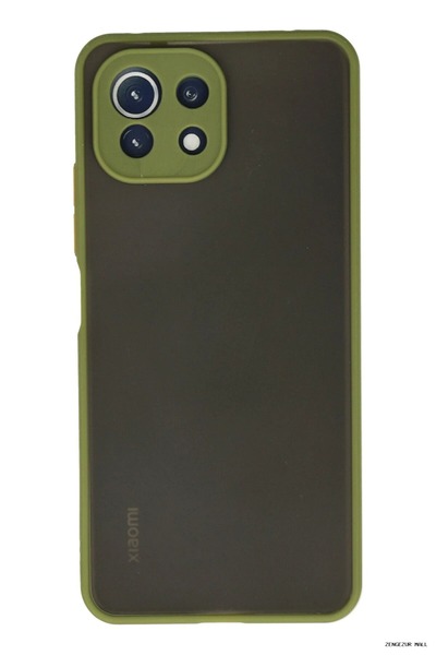New Face Zngzrmll Mi 11 Lite Case Montreal Silicone Cover - (175133) Green