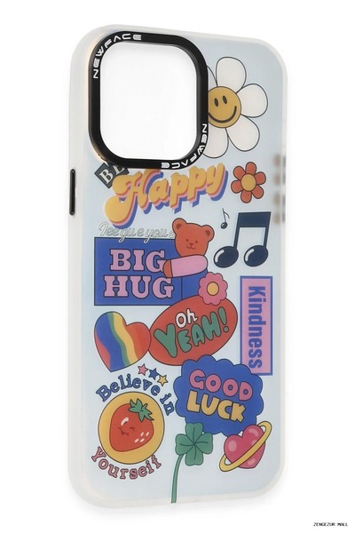 New Face Zngzrmll iPhone 14 Pro Max Case Estoril Patterned Cover - Estoril (1...