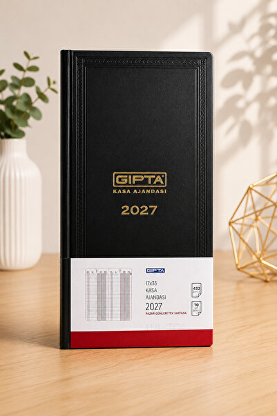 Gıpta 2027 17X33 Kasa Ajandasi 432 Pages Market Days Single Page 118-Tck