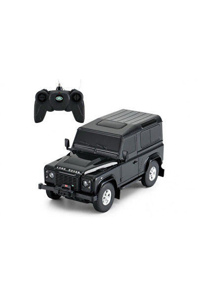 Rastar MASINA CU TELECOMANDA LAND ROVER DEFENDER NEGRU CU SCARA 1 LA 24
