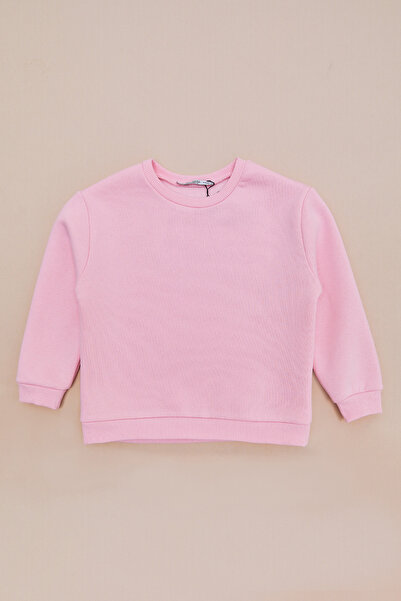 Fulla Moda 3 Thread Basic Unisex Kids Sweatshirt