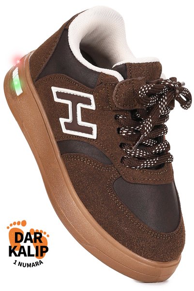 Kiko Kids Lacer Cırtlı Bağcıklı Işıklı Erkek Çocuk Spor Ayakkabı